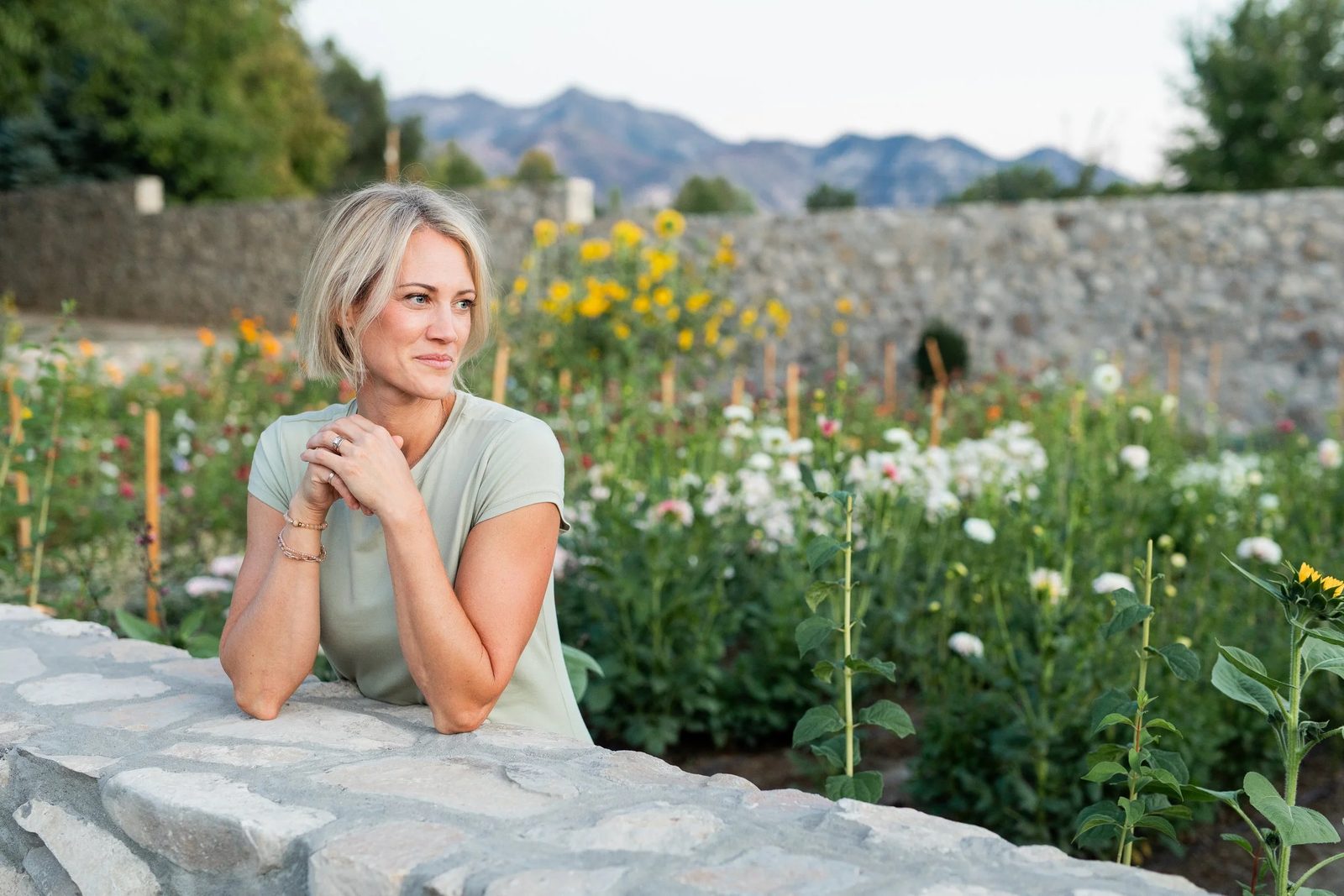 Chelsea Beutler, founder of Sunnyside Urban Farm and Flower Studio