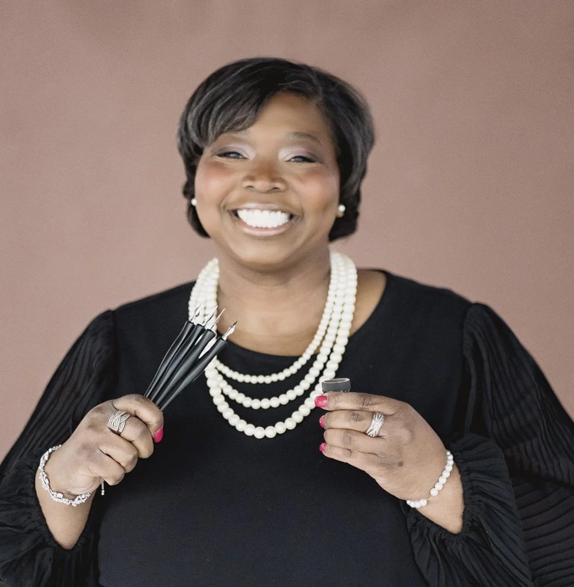 Danielle Williams, founder of Danielle Janeen Calligraphy