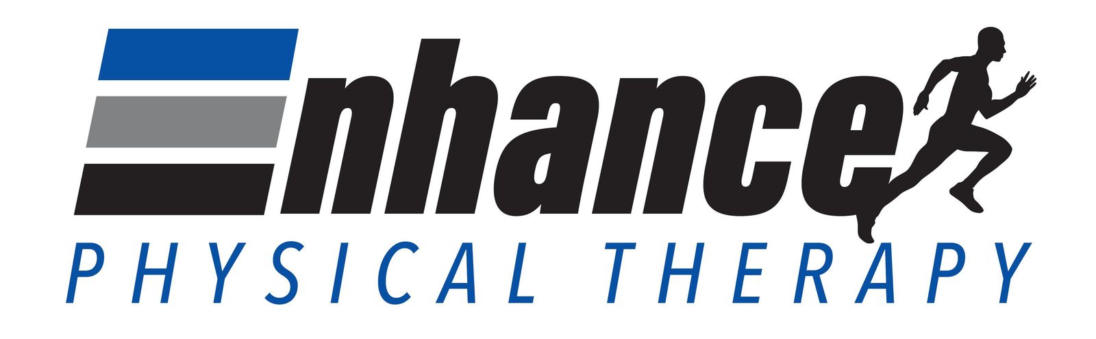 Enhance Physical Therapy logo with a running figure