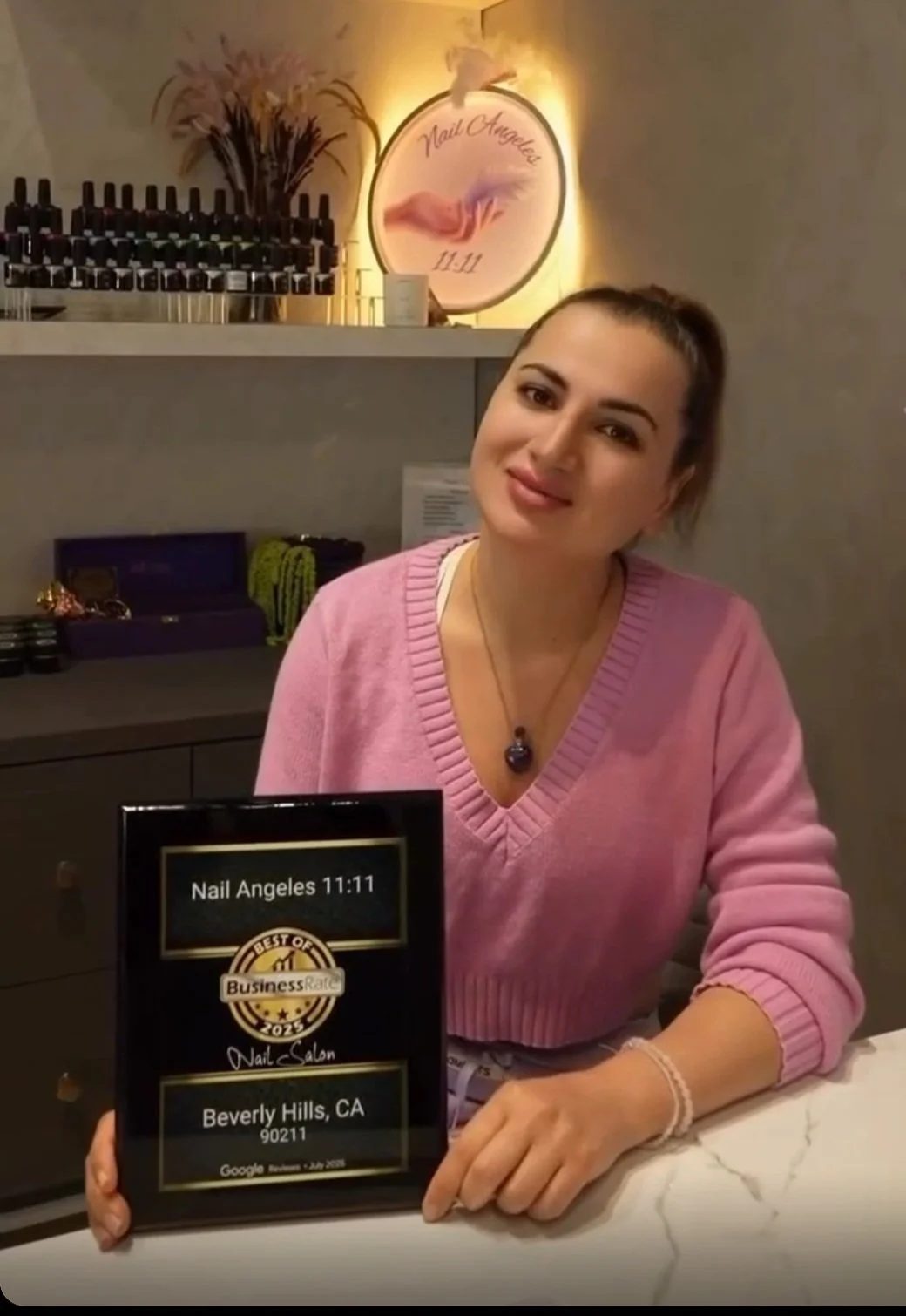 Jasmine Sosian, founder of Nail Angeles