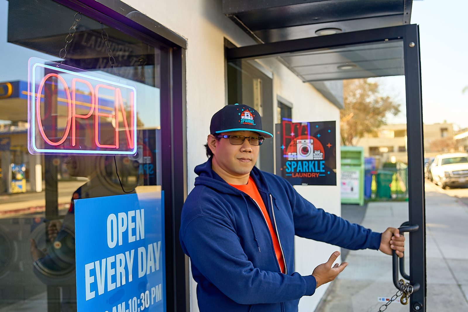 Jon Tu, founder of Sparkle Laundry Lounge
