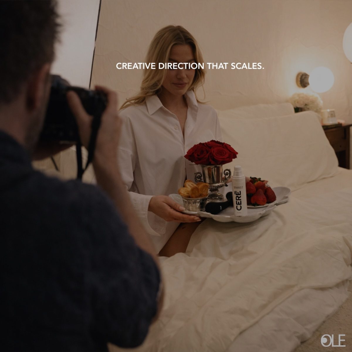 Oleandro on set: creative direction that scales
