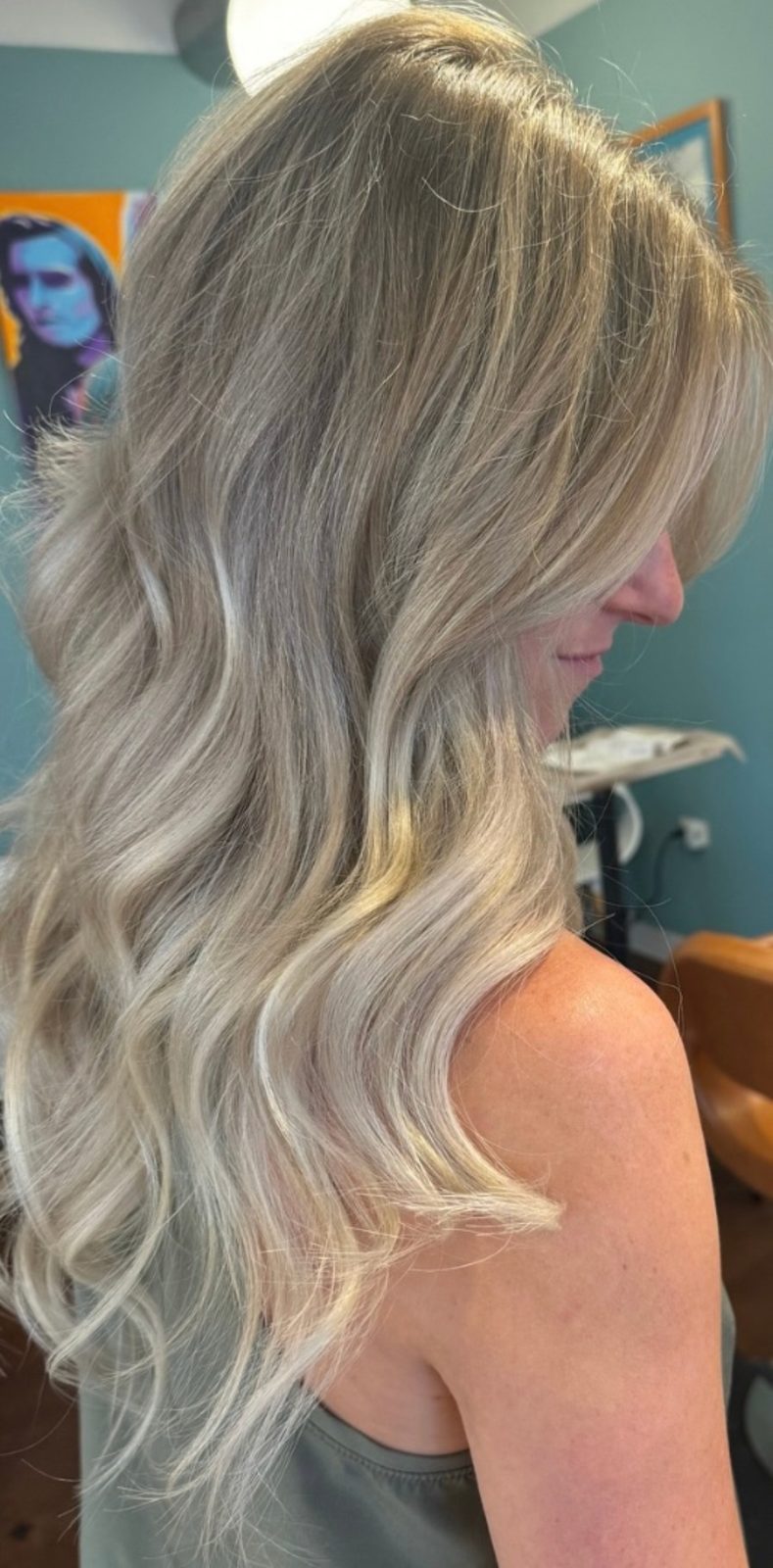 Blonde balayage color by MollyAnn Hair
